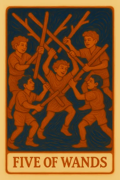 Five of Wands